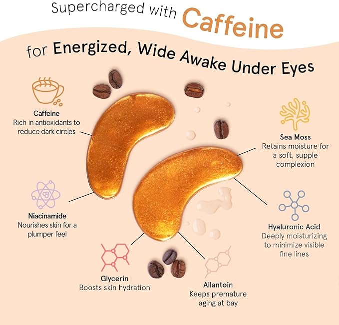 grace & stella Caffeine Under Eye Patches - Image 5