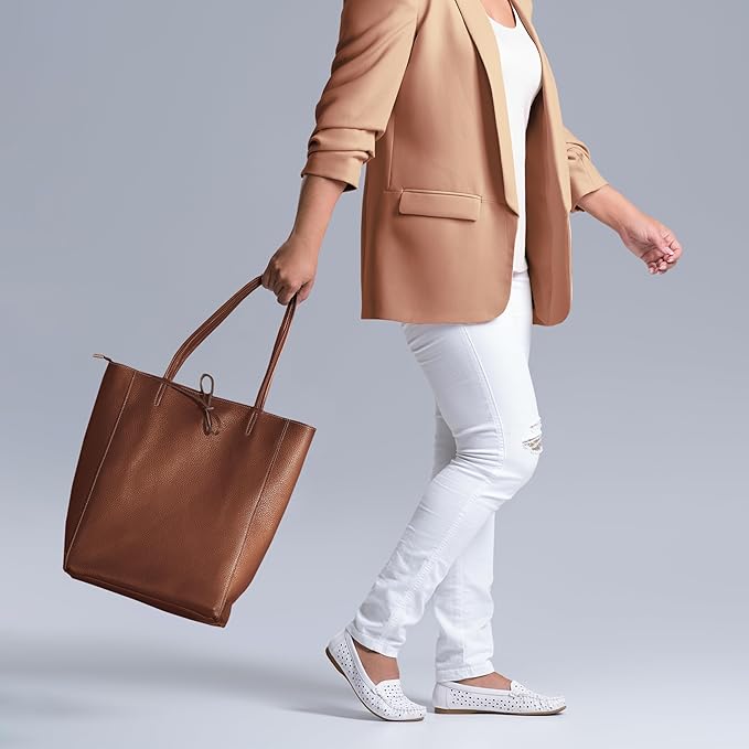Italian Calf Leather Tote for Women - Image 7