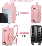 Beraliy Large Travel Backpack for Women, Personal Item Bag Airline Approved - Image 6