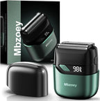 Electric Foil Shavers for Men, Mini Electric Razor, Compact Face Shaver by Mbzoey