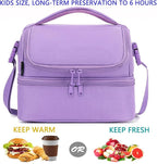 FlowFly Double Decker Cooler Insulated Lunch Bag Large Tote - Image 2