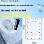 Disposable toilet seat cover, 30 pieces of oversized waterproof toilet seat - Image 2