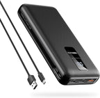 30000mAh Portable Charger LED Display Power Bank Fast Charging QC 3.0& PD by VEEKTOMX