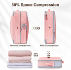 DIMJ Clothes Storage Bag 8 Pack, 19L Compression Storage Bags - Image 3