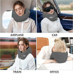 Travel Pillow, Neck Pillow Airplane, Plane Pillow Memory Foam Travel Neck Pillow - Image 7