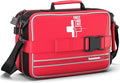 First Aid Kit with Labeled and Color-Coded Compartments, Emergency Medical Kit by Homestockplus