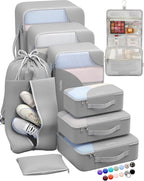 ALL INCLUDED 10 Set Durable Packing Cubes by OlarHike