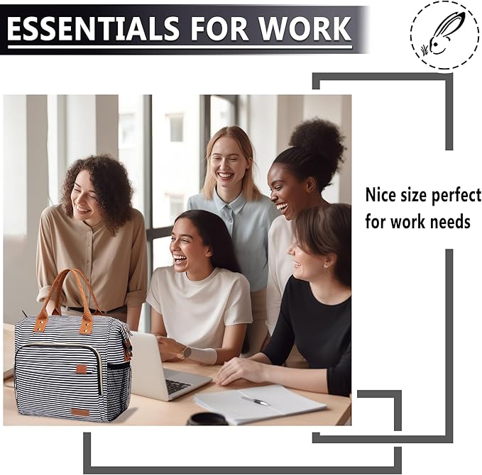 TuErCao Lunch Bag Women Insulated Lunch Box - Image 4