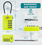 ANVIL 4 Digit Luggage Locks, TSA Locks - Image 7