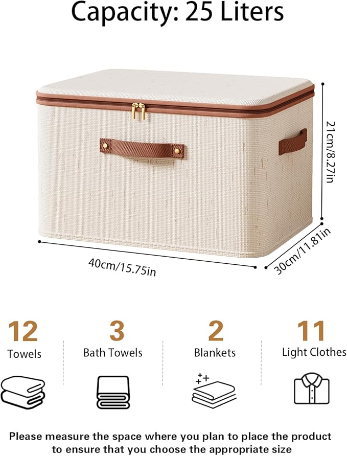 Tuza 3 Pcs Rigid Storage Bins - Image 2