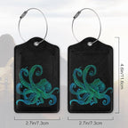 2 Pack PU Leahter Luggage Tag - Image 2