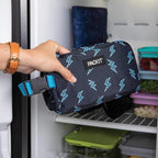 PackIt Freezable Snack Box, Striped Bolts, Built - Image 4
