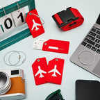 Weewooday 8 Pcs Luggage Straps Suitcase Tags Set - Image 7