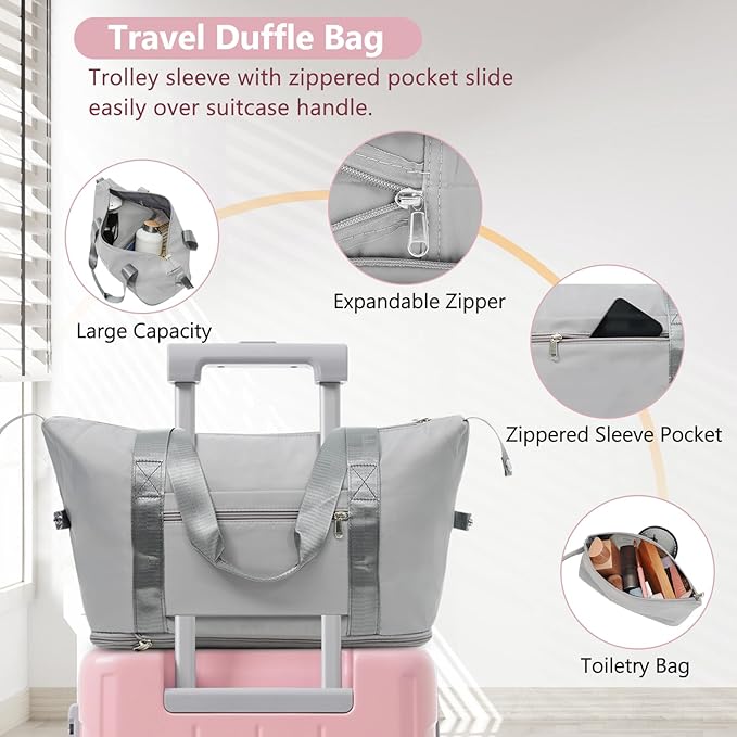 Merax Luggage Set 3 Piece, 20 Inch Carry on Spinner Suitcase - Image 9