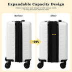 16 Inch Carry On Luggage Airline Approved, Expandable Lightweight ABS+PC Hard - Image 2