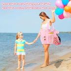 Tagitary Mesh Beach Bag with Zipper Large Beach Tote Waterproof Sandproof with - Image 7