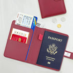 Melsbrinna Premium Leather Passport Holder Covers Case, Waterproof Rfid - Image 6