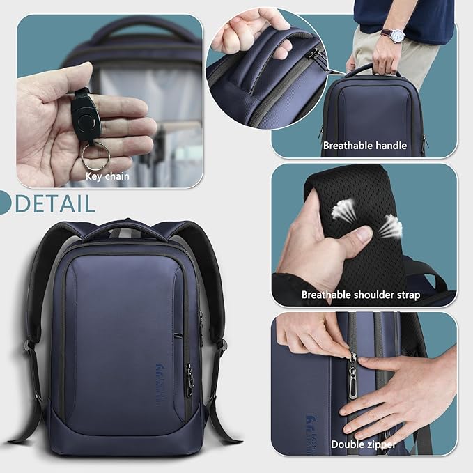 hk Laptop Backpack for Men - Image 5