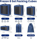 8 Set/6 Set/4 Set Compression Packing Cubes - Image 3