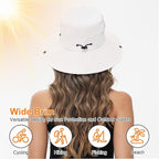 Sun Hats for Women Bucket Hat UV Protection Fishing Hat Wide Brim Safari Hats 2 - Image 4
