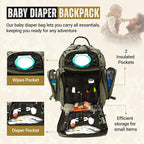 HighSpeedDaddy - Baby Diaper Backpack, Military-Grade, Waterproof, Compact Baby - Image 3
