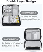 Luxtude Travel Cord Organizer Case, Electronic Organizer Travel Case Large - Image 4