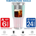 WETOWETO 30oz Tumbler, Stainless Steel Vacuum Insulated Water Coffee Tumbler Cup - Image 4