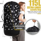 Laundry Backpack 115L, Heavy Duty Laundry Bag - Image 2
