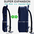 ZINZ Laptop Backpack 15 15.6 16 Inch, Expandable Computer Rucksack - Image 2