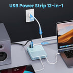 12-in-1 Charging Station USB C Power Strip - Image 3