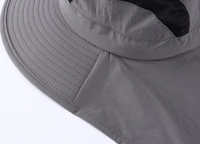 Home Prefer UPF 50+ Sun Hats for Men Women Wide Brim Fishing Hat - Image 9