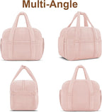 Corduroy Lunch Box Lunch Bag for Women Men, Cute Strawberry Small Insulated - Image 9