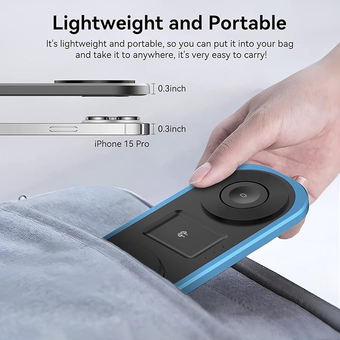 3 in 1 Fast Wireless Charger Stand - Image 6