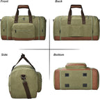 Litvyak Duffle Bag for Travel, Large 60L Canvas Travel Duffel Bags Overnight - Image 6