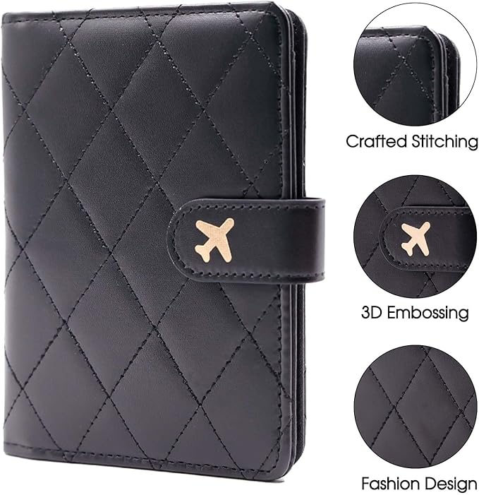 Melsbrinna Premium Leather Passport Holder Covers Case, Waterproof Rfid - Image 5