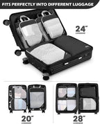 Compression Packing Cubes, Gonex Extensible Storage Mesh Bags Organizers - Image 7