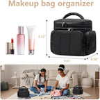 LEDAOU Toiletry Bag for Women, Quilted Travel Makeup Bag Organizer - Image 6