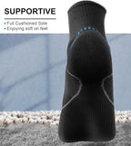 BULLIANT Compression Socks for Men 6Pairs, Athletic Crew Socks Cushioned For - Image 3