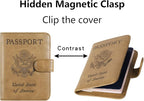 Passport Holder Cover Wallet RFID Blocking Leather Card Case Travel Accessories - Image 4
