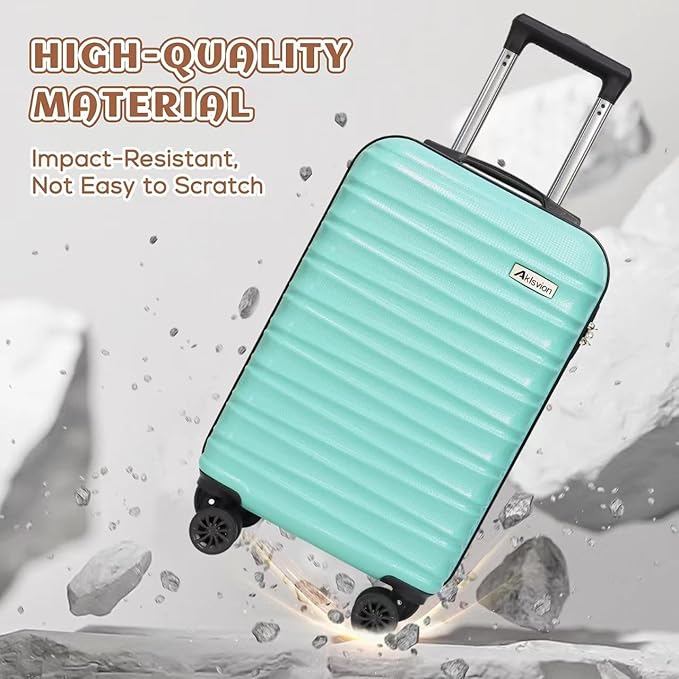 Luggage Set 3 Piece Luggage Set ABS hardshell Spinner Wheels Luggage Carry on - Image 5
