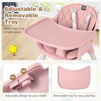 BABY JOY High Chair, 5 in 1 Convertible Highchair - Image 5