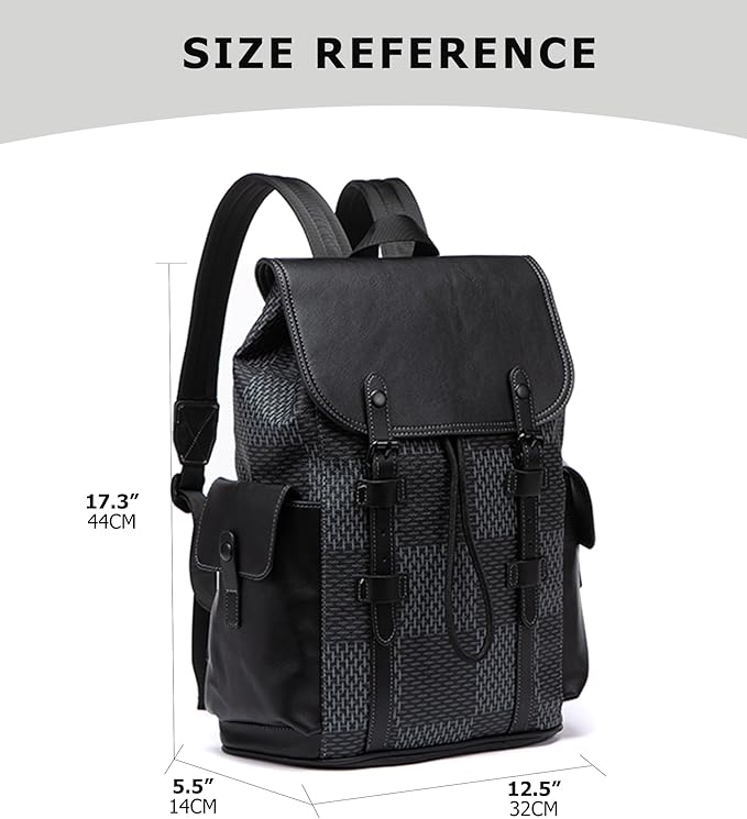KingTo Laptop Backpack for Men Luxury Anti-Theft Travel Backpack Casual - Image 2