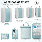 8 Set Compression Packing Cubes - Image 2