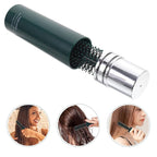 Luxshiny Round Brush for Blow Drying Curly Hair, Bangs, Thin Short Hair, Ergonomic Handle Material, Portable Travel Brush for Women