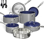 Deluxe DUXANO 14PC Healthy Pots and Pan by Duxano