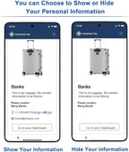 Smart Luggage Tags with QR Code Location Display - Image 4