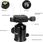 ZOMEI Z688 Travel Camera Tripod Aluminum Alloy Portable Monopod - Image 3