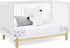 Delta Children Poppy 4-in-1 Convertible Crib, Bianca White/Natural - Image 9