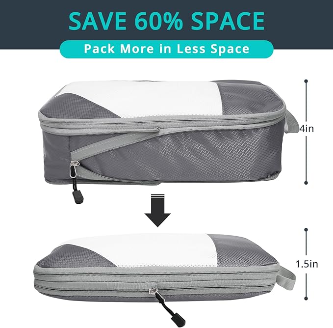 6 Set Compression Packing Cubes - Image 2