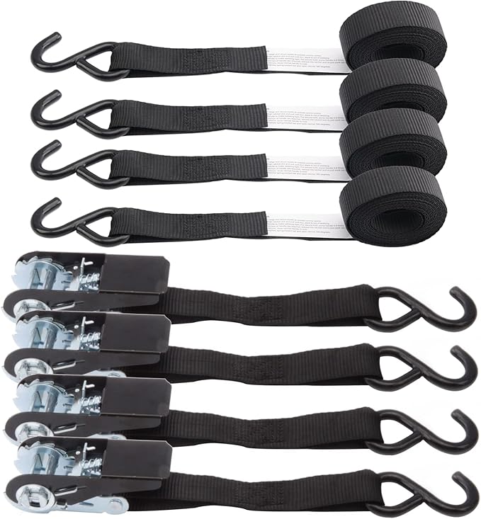XSTRAP STANDARD Ratchet Tie Down Straps 4 Pk 10 Ft- 300 Lbs Load Cap- 900 Lbs - Image 5